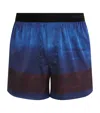 Tom Ford Stretch-silk Printed Boxer Shorts In Multi