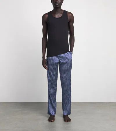 Tom Ford Stretch-silk Printed Pyjama Bottoms In Multi