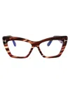 Tom Ford Stripe Havana Acetate Optical Glasses