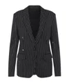 Tom Ford Striped Blazer In Black