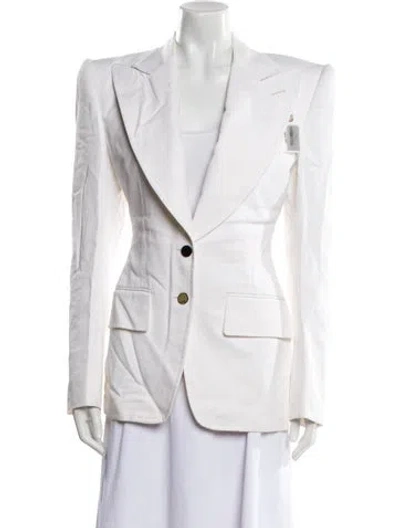 Pre-owned Tom Ford Striped Blazer In Neutral