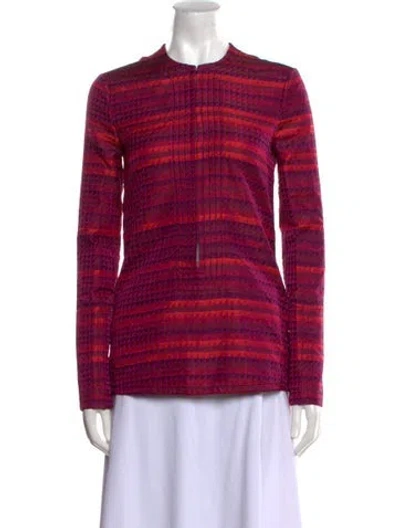 Pre-owned Tom Ford Striped Crew Neck Top In Multi