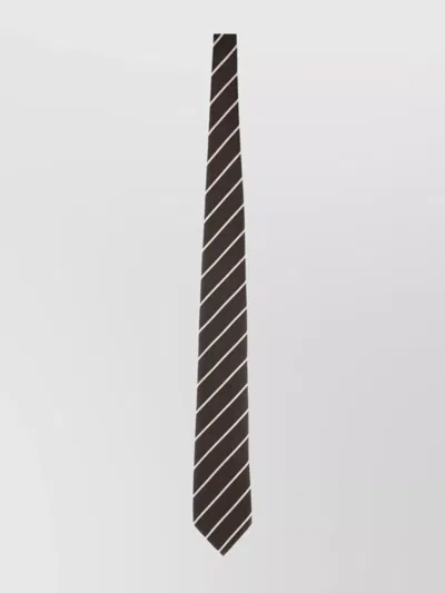 Tom Ford Striped Diagonal Texture Bow Tie