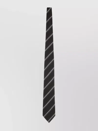 Tom Ford Striped Diagonal Texture Bow Tie