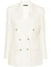 Tom Ford Wool & Silk Pinstriped Jacket