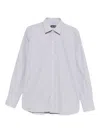 Tom Ford Striped Long-sleeve Shirt In White