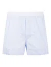 Tom Ford Breathable Boxer With Soft Texture And Elastic Waistband In Blue