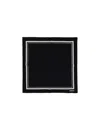 Tom Ford Logo-print Striped Silk Scarf In Black