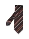 Tom Ford Stripe Jacquard Silk Tie In Multi