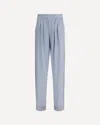 Tom Ford Striped Silk Pj Trousers In Gray