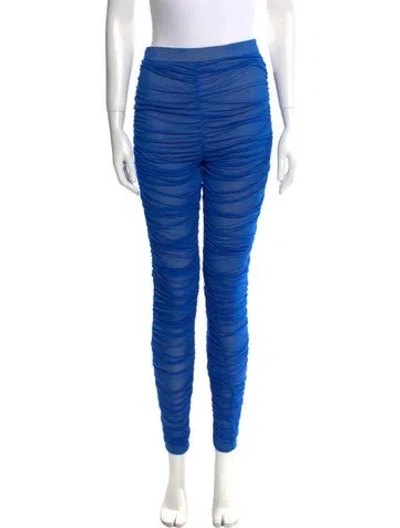 Pre-owned Tom Ford Striped Skinny Leg Pants In Blue
