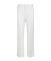 Tom Ford Wallis Striped Wool And Silk-blend Straight Pants In White