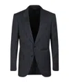 Tom Ford Pinstripe-pattern Blazer In Black