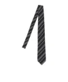 Tom Ford Mens Tie Diagonal Stripe Pattern Design In Black