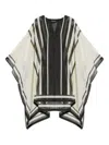 Tom Ford Striped V-neck Beach Dress In Multi