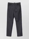 Tom Ford Striped Wool Trousers Featuring Pockets