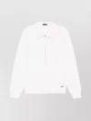 Tom Ford Structured Collar Sweater With Textured Edges