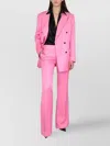 Tom Ford Structured Double-breasted Jacket Flap Pockets In Pink