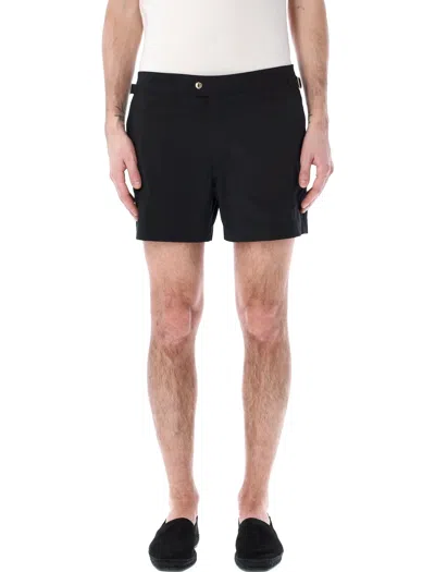 Tom Ford Stylish Black Nylon Swim Shorts For Men From A Top Fashion Brand