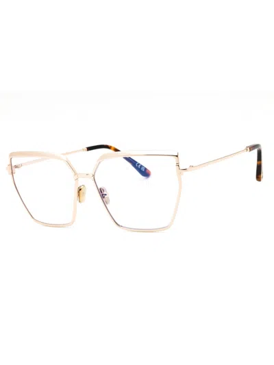 Tom Ford Stylish Cat Eye Eyeglasses For Women In Gold