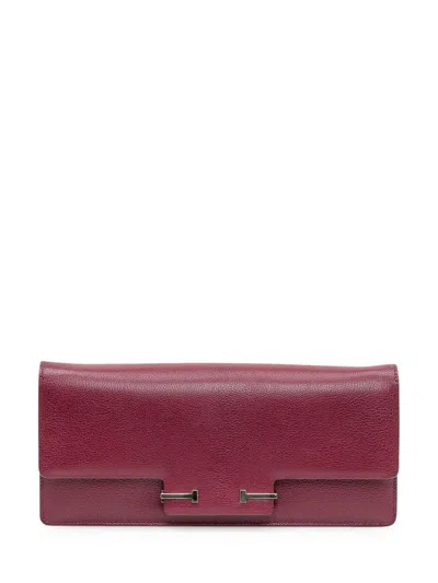 Tom Ford Stylish Clutch Bag In Ruby Red