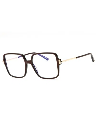 Tom Ford Stylish Rectangular Women's Eyeglasses In Black