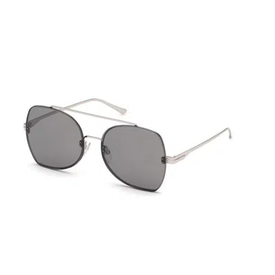 Tom Ford Stylish Silver Metal Sunglasses For Women In Gray