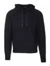 Tom Ford Men Seamless Cashmere Hoodie In Black