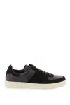 TOM FORD TOM FORD SUEDE AND LEATHER RADCLIFFE SNEAKERS