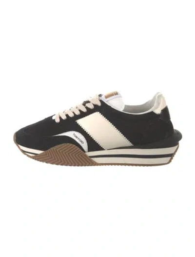 Pre-owned Tom Ford Suede Athletic Sneakers In Brown