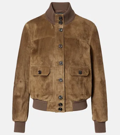 Tom Ford Suede Bomber Jacket