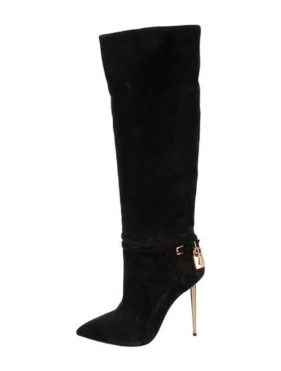 Pre-owned Tom Ford Suede Boots In Black