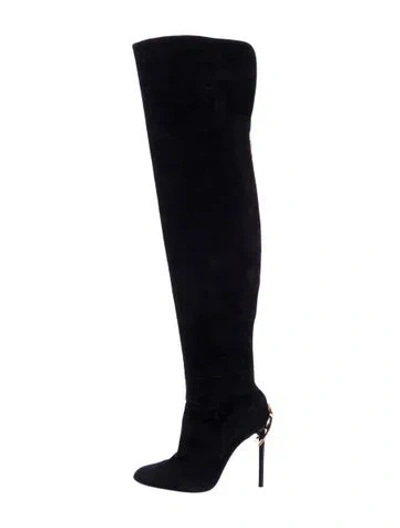 Pre-owned Tom Ford Suede Boots In Black