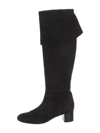 Pre-owned Tom Ford Suede Boots In Black