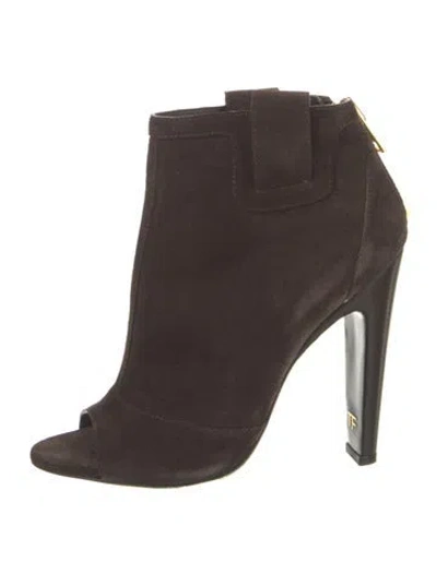 Pre-owned Tom Ford Suede Boots In Brown