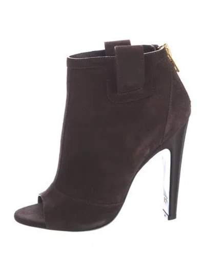 Pre-owned Tom Ford Suede Boots In Brown
