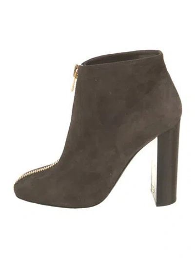 Pre-owned Tom Ford Suede Boots In Green