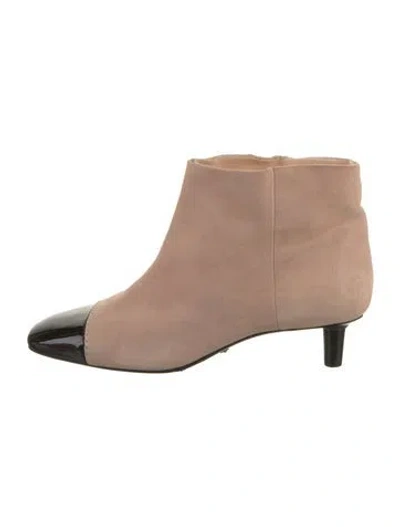 Pre-owned Tom Ford Suede Boots In Neutral