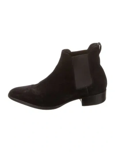 Pre-owned Tom Ford Suede Chelsea Boots In Black