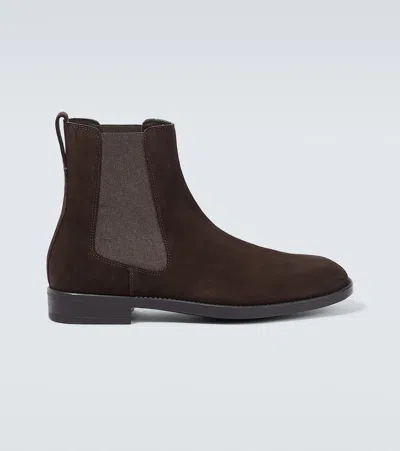 Tom Ford Robert Suede Chelsea Boot In Coffee