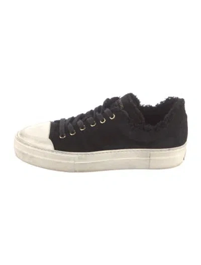 Pre-owned Tom Ford Suede Colorblock Pattern Sneakers In Multi