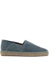 Tom Ford Suede Espadrilles In Blue