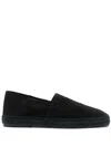 Tom Ford Barnes Collapsible-heel Suede Espadrilles In Blue
