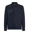 Tom Ford Suede Jacket In Blue