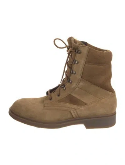Pre-owned Tom Ford Suede Lace-up Boots In Brown