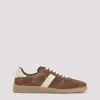 Tom Ford Suede Sneakers With Contrast Stripe And Rubber Sole