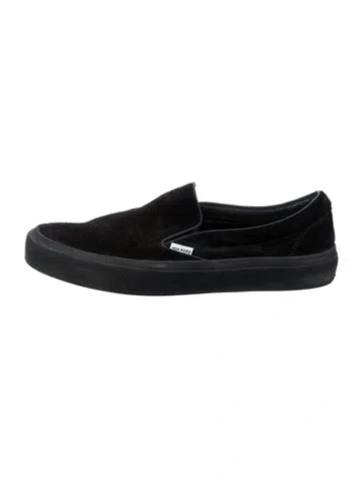 Pre-owned Tom Ford Suede Loafers In Black