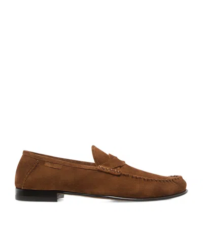 Tom Ford Ripley Loafers In Brown