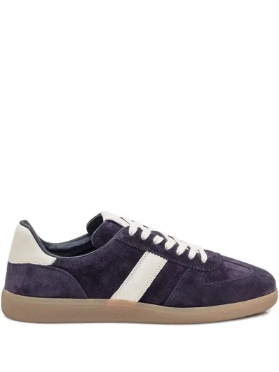 Tom Ford Suede Low-top Trainers In Blue