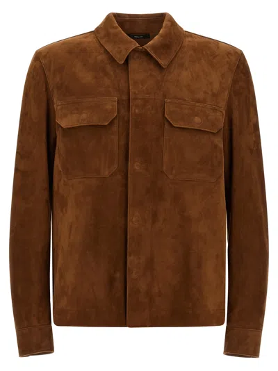TOM FORD TOM FORD SUEDE OVERSHIRT